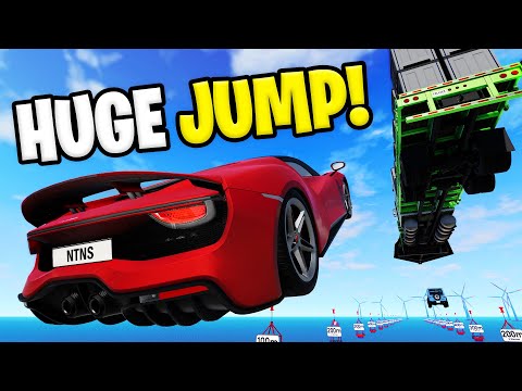 INSANE JUMP Challenge in BeamNG!