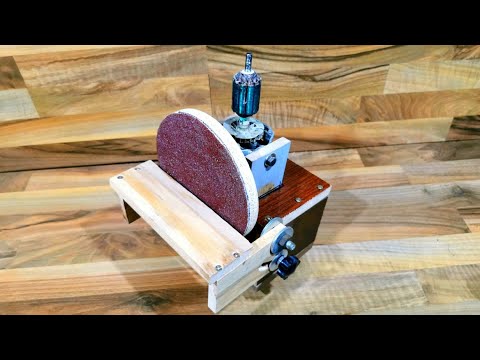Angle Grinder HACK - Make Disc Sander DIY