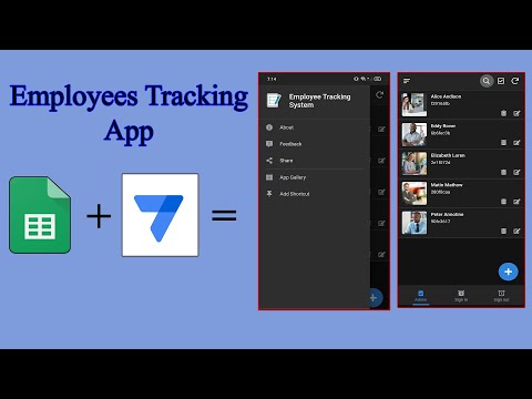 Create a SIMPLE Employees Tracking App With no CODE