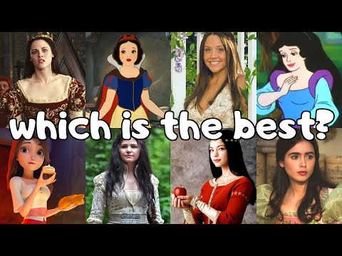 ranking 9 different versions of snow white 🍎❄️👑
