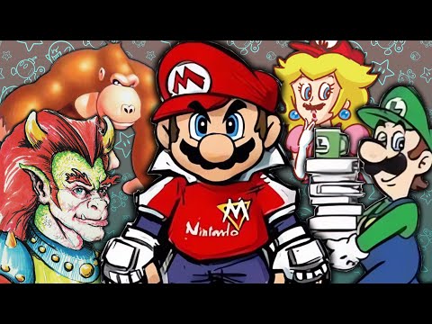 Analyzing Concept Art of Mario Characters