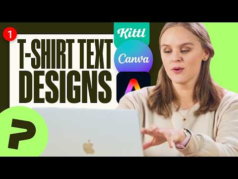 How to Make Bestselling Text Designs for T-Shirts w/ Printify