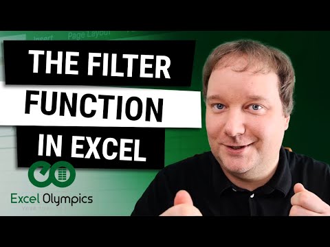 The New Filter Function in Excel