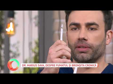 Dr. Marius Sava, despre fumatul și bronșita cronică