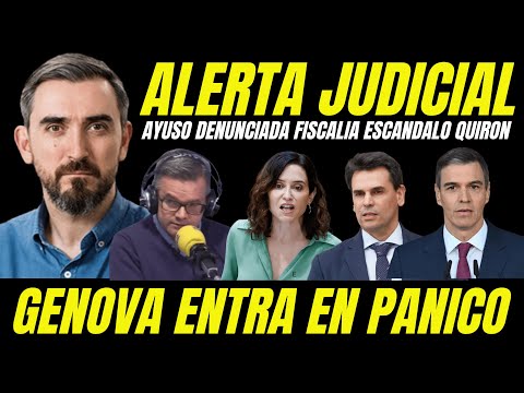 BOMBA JUDICIAL "DENUNCIAN A AYUSO EN FISCALÍA" SI LO HACE PEDRO SÁNCHEZ ACABA PRESO EN CARCEL
