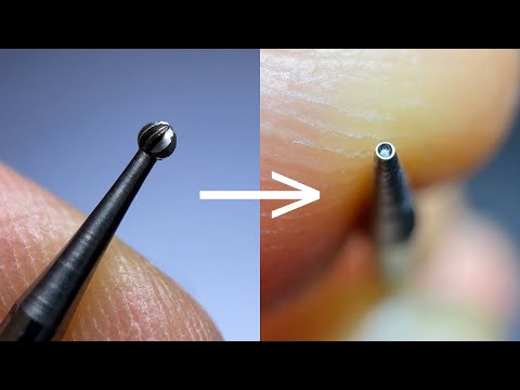 DIY Beading Tool from Round Bur to Use for Stone Setting