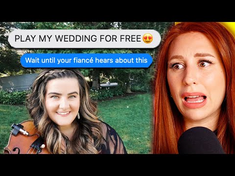 violinist EXPOSES former bully who wanted her to play wedding for FREE - REACTION