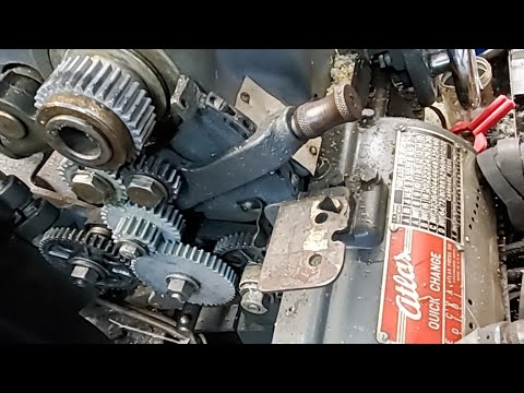 Atlas Craftsman 10" Lathe Quiet Geartrain Example / Secrets