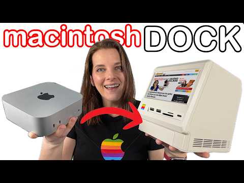 La MEJOR dock para tu MAC Mini y otros RETRO Macintosh y FUNCIONAL
