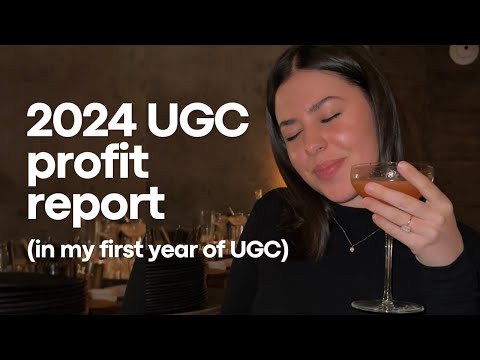 How Much Money I Made As A UGC Creator in 2024 (My First Year of Being A FT Content Creator)