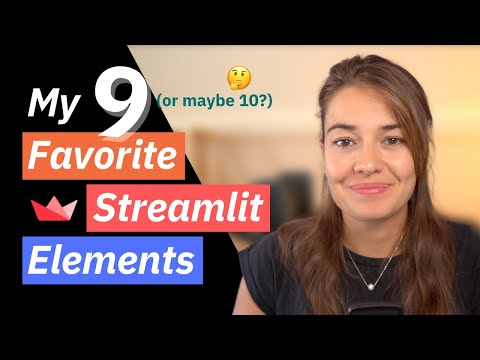 Streamlit Elements You Should Know About in 2023