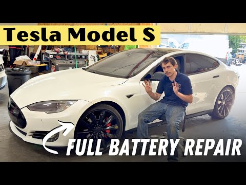 Tesla Model S Battery Repair! Moisture Is The Real Enemy