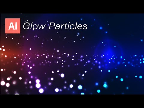 How to Create Particles Glow Adobe Illustrator Tutorial