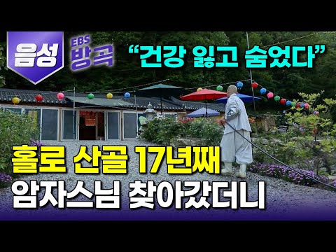 [충북 음성] "이렇게만 살면 좋겠어" 속세에서 병 얻어 기도하러 들른 암자, 머리 밀고 출가해 17년｜홀로 공양 수행하는 스님의 이번 봄 마지막 밥상｜#한국기행 #방방곡곡