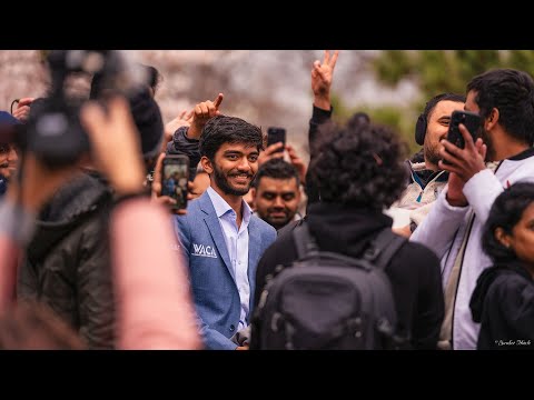When Gukesh met 200 fans at a park in Toronto after winning Candidates 2024