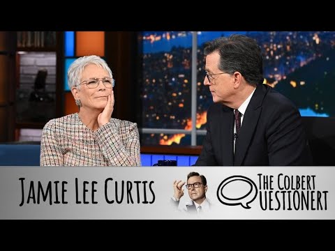 Jamie Lee Curtis Takes The Colbert Questionert