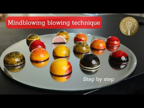 Mindblowing bonbons made with a cool blowing technique