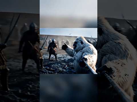 Yeti Vlogging In Busters Fight Veo 3 #bigfoot #veo3 #vlog #fluffyyeti #aivlog