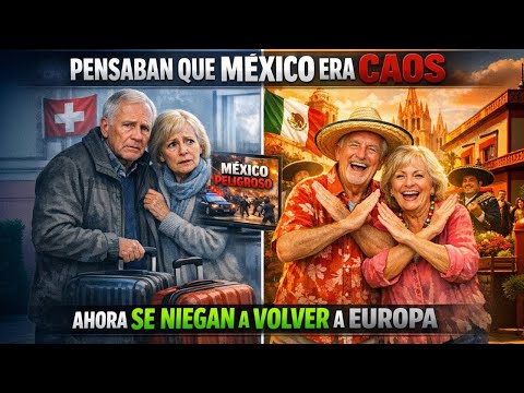 Jubilados Suizos pensaban que México era 'Caos': Ahora se niegan a volver a Europa