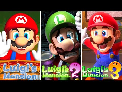 Luigi's Mansion Trilogy - Full Game Walkthrough