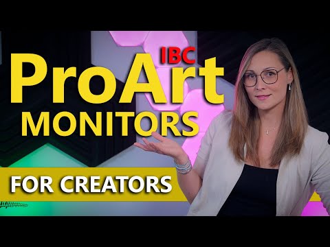 Checking Out Brand New 6K, 8K and SDI Monitors from ASUS at IBC2025