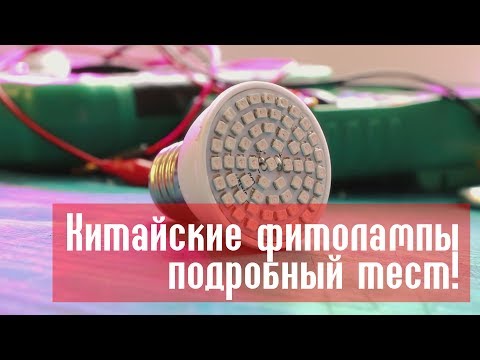 Тест китайских фитоламп с Алиэкспресс (подробно о спектре, нагреве и мощности)