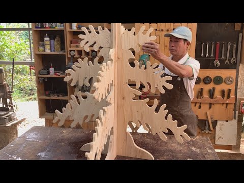 Christmas Woodworking Ideas 2026 // How To Make A Gorgeous Christmas Tree From Old Pallets Easily