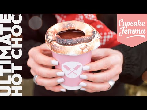 Deluxe Hot Chocolate with Homemade Marshmallow Fluff | Cupcake Jemma