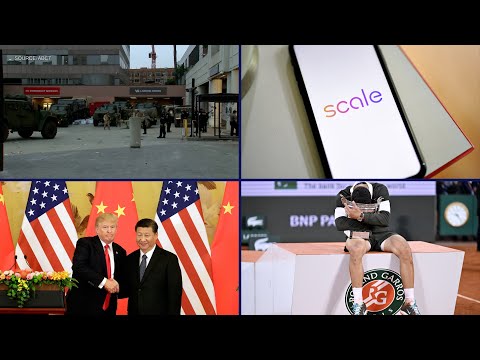 Bloomberg News Now: National Guard in LA, Meta Eyes Big AI Deal, Alcaraz Beats Sinner, More