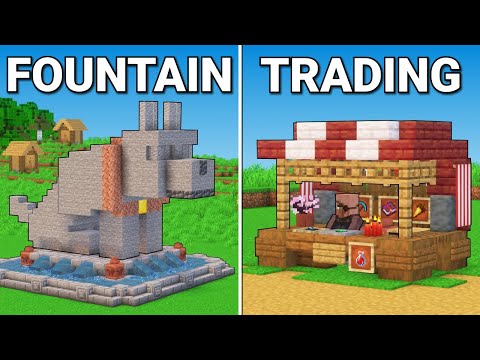 15+ VILLAGE Build Hacks In Minecraft!
