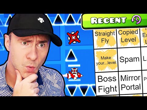 Recent Tab BINGO 100 Life Challenge [Geometry Dash]