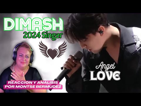 DIMASH ES TERCIOPELO VOCAL | ANGEL LOVE - SINGER 2024  | SUBTÍTULOS | VOCAL COACH ANALISIS &REACTION