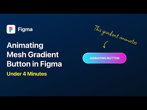 Animated Mesh Gradient Button In Figma