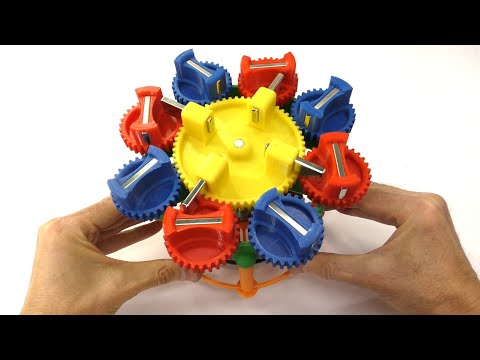 🌑 ВЕЧНЫЙ ДВИГАТЕЛЬ ЗВЕЗДНЫЕ ВРАТА Ну Очень реалистичная схема! Free energy 3D printed Игорь Белецкий