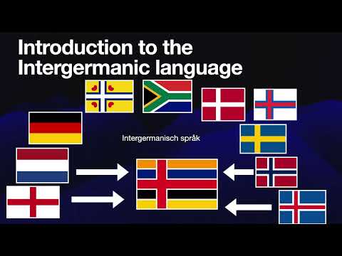 Introduction of the Intergermanic language (Änglisch språk)