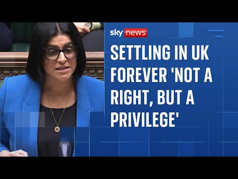 Home Secretary: Settling in this country forever 'is not a right, but a privilege'