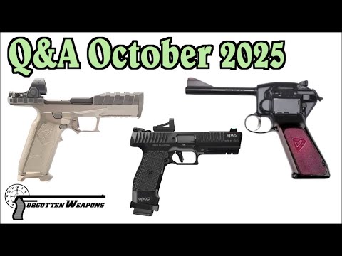 Q&A October 2025: Weird Pistols & Future Plans