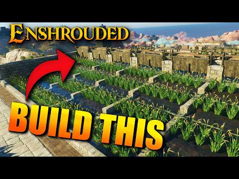 How To Build This Epic Irrigated Tiered Farm in Enshrouded Update 7