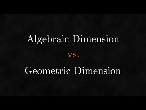 Dimension is Multi-Dimensional - From Zero to Geo 1.10