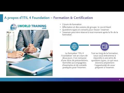 ITIL Foundation | ITIL Certifications | AXELOS | 1WorldTraining.com | Part1: INTRODUCTION AU COURS