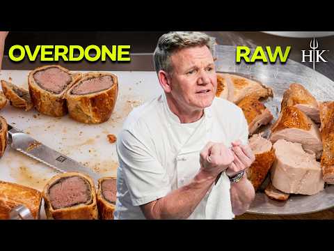 Raw Chicken and Overcooked Wellington DISASTERS | Hell's Kitchen USA