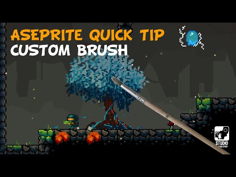 Aseprite quicktip custom brush