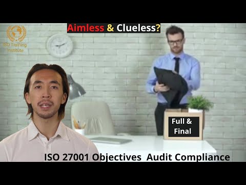 Ignore InfoSec Objectives at your Peril | ISO 27001 Objectives and achievement plan audit Checklist
