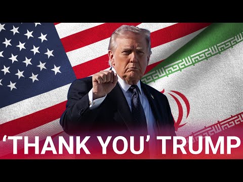 Thousands of Iranians gather in support of Donald Trump's destruction of the Iranian regime
