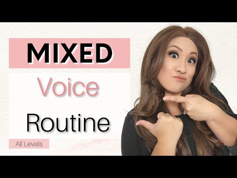 MIXED VOICE EXERCISES to improve singing between registers