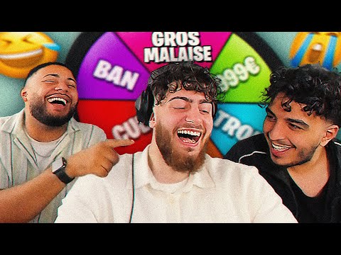 ESSAYE DE NE PAS RIRE, SINON TOURNE LA ROUE avec Nico et Flamby