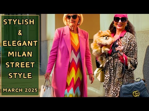 🌻Unique Italian Spring Street Fashion 2025 🇮🇹: Milan Chic Fashion Trends