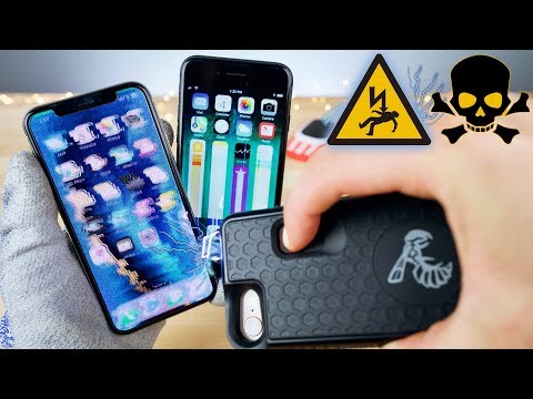Tasing an iPhone X With an iPhone 8 Taser Case