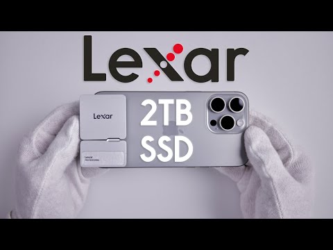 Lexar Professional Go Portable 2TB SSD with HUB Unboxing