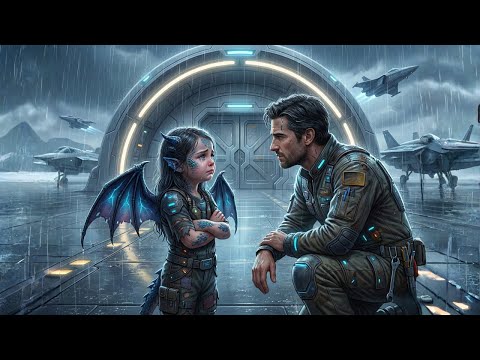 The Young Human Mechanic Found a Poor Dragon Girl Hiding in his Hangar—Her Words Changed Everything.
